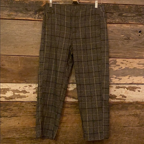 Free People Pants - Free People Plaid Menswear Inspired Pants
